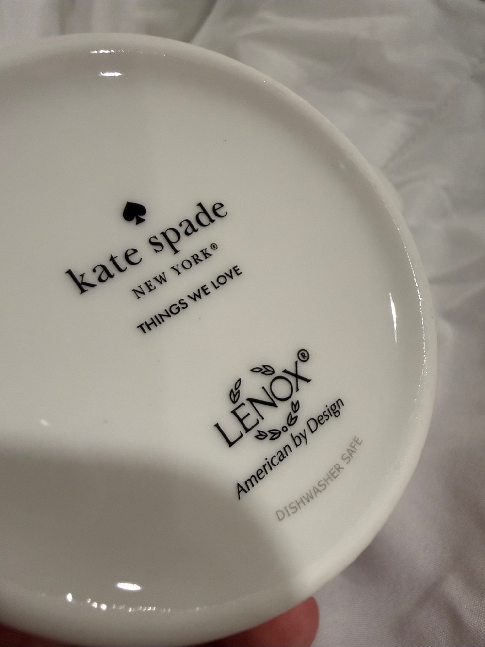 Kate Spade x Lenox 'Eat Cake For Breakfast' Ceramic Mug - Picture 5 of 7
